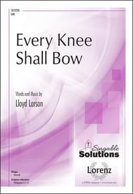 Every Knee Shall Bow SAB choral sheet music cover Thumbnail